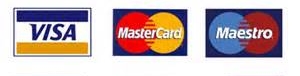 Visa, Master Card, American Express