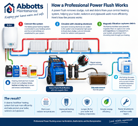 power flushing Raunds NN9